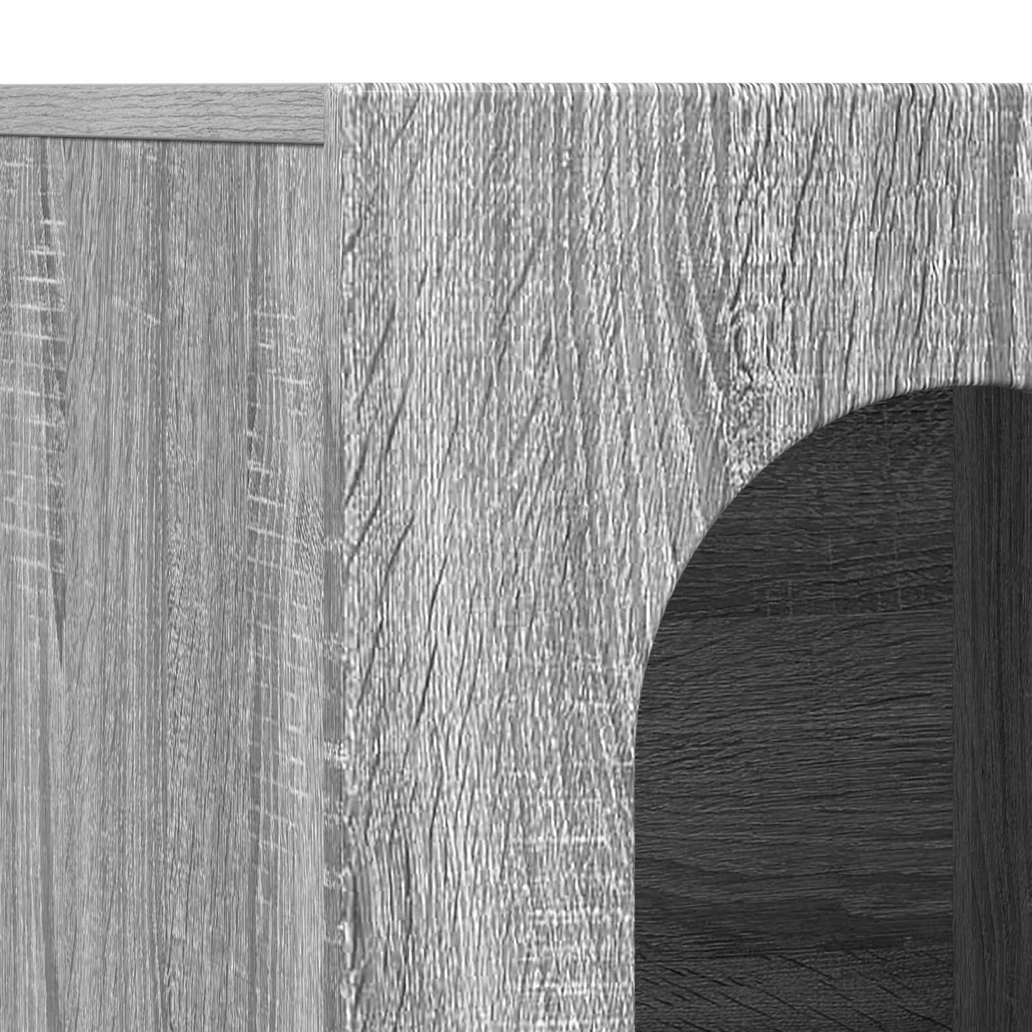 vidaXL Sideboard ELST Grey Sonoma 100 x 35 x 59 cm Engineered Wood