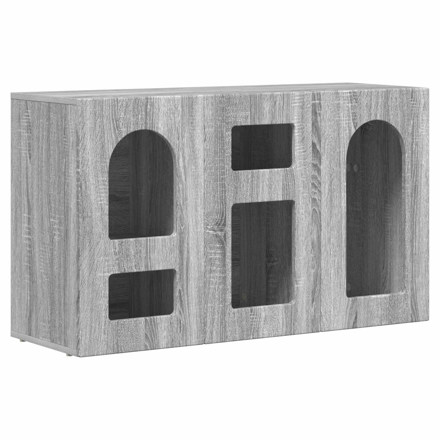 vidaXL Sideboard ELST Grey Sonoma 100 x 35 x 59 cm Engineered Wood