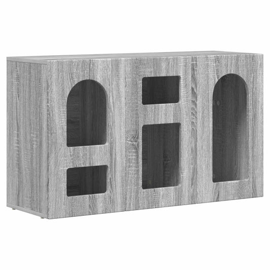 vidaXL Sideboard ELST Grey Sonoma 100 x 35 x 59 cm Engineered Wood