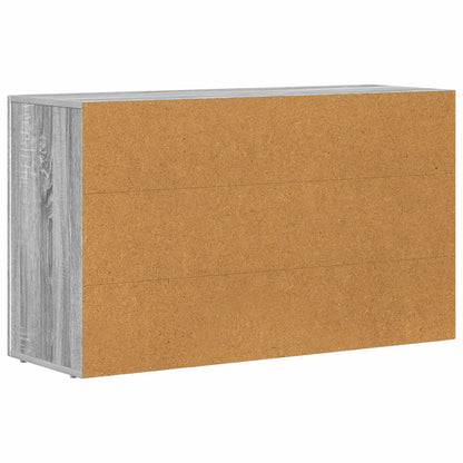 vidaXL Sideboard ELST Grey Sonoma 100 x 35 x 59 cm Engineered Wood