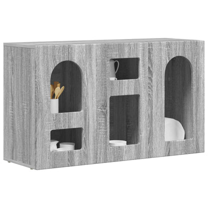 vidaXL Sideboard ELST Grey Sonoma 100 x 35 x 59 cm Engineered Wood