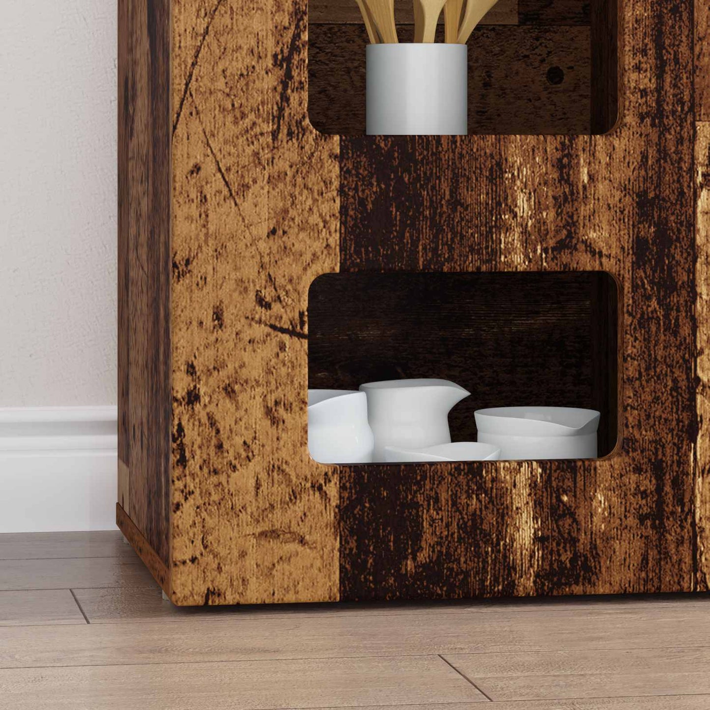 vidaXL Sideboard ELST Old Wood 100 x 35 x 59 cm Engineered Wood