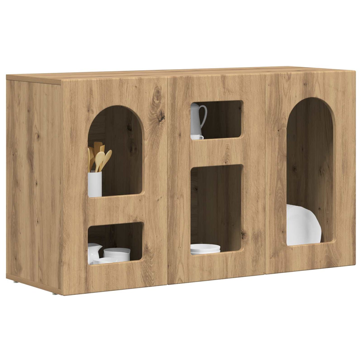 vidaXL Sideboard ELST Artisan Oak 100 x 35 x 59 cm Engineered Wood