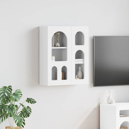 vidaXL Hanging Cabinet ELST White 59 x 20 x 71.5 cm Engineered Wood