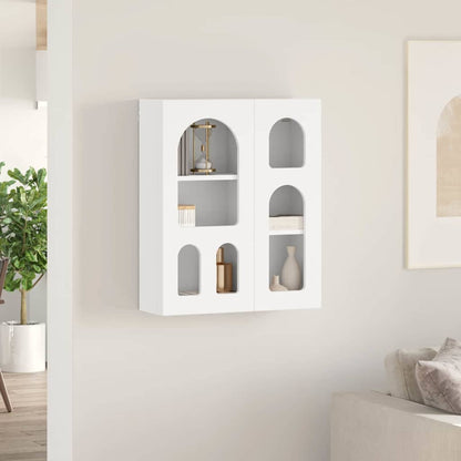 vidaXL Hanging Cabinet ELST White 59 x 20 x 71.5 cm Engineered Wood