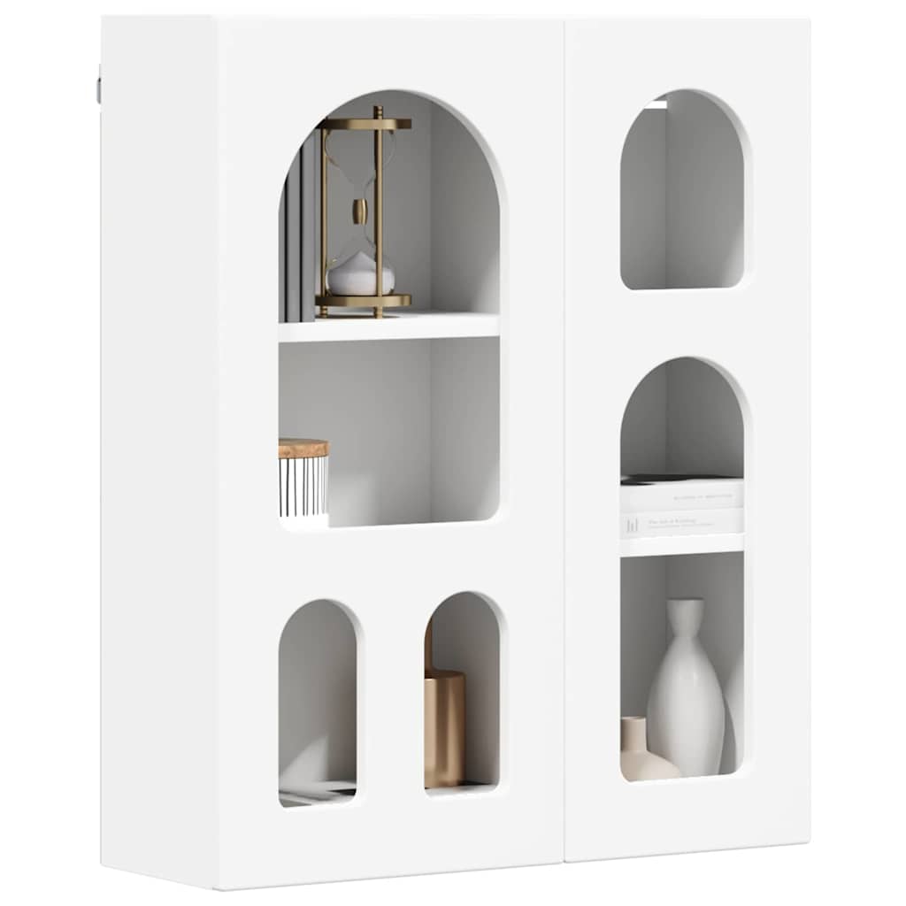 vidaXL Hanging Cabinet ELST White 59 x 20 x 71.5 cm Engineered Wood