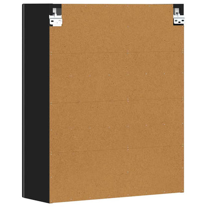 vidaXL Hanging Cabinet ELST Black 59 x 20 x 71.5 cm Engineered Wood