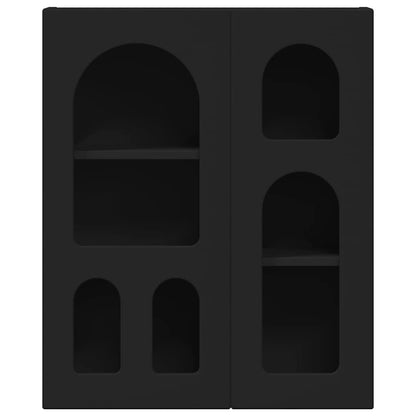 vidaXL Hanging Cabinet ELST Black 59 x 20 x 71.5 cm Engineered Wood