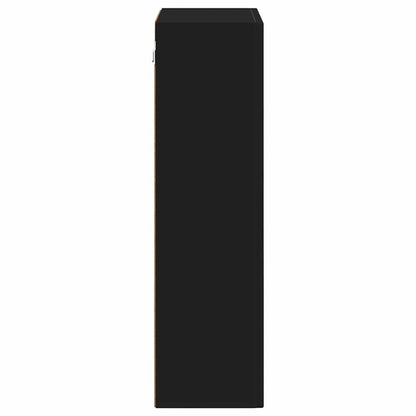 vidaXL Hanging Cabinet ELST Black 59 x 20 x 71.5 cm Engineered Wood