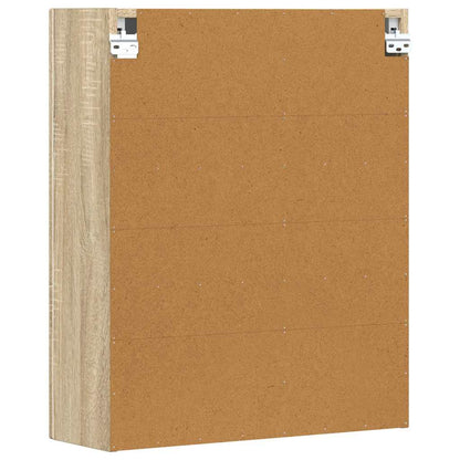 vidaXL Hanging Cabinet with Shelf ELST Sonoma Oak 59 x 20 x 71.5 cm