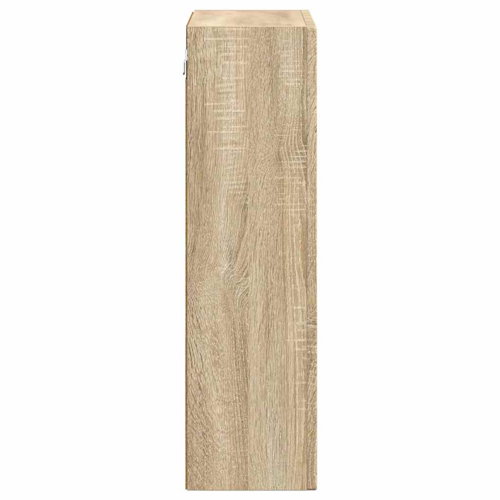 vidaXL Hanging Cabinet with Shelf ELST Sonoma Oak 59 x 20 x 71.5 cm