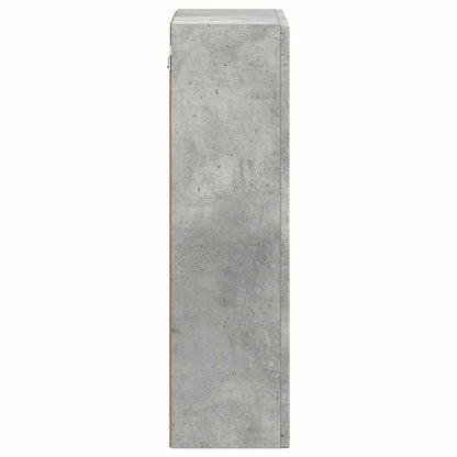 vidaXL Hanging Cabinet with Shelf ELST Concrete Grey 59 x 20 x 71.5 cm