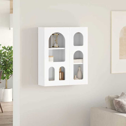 vidaXL Hanging Cabinet ELST High Gloss White 59 x 20 x 71.5 cm