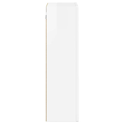 vidaXL Hanging Cabinet ELST High Gloss White 59 x 20 x 71.5 cm