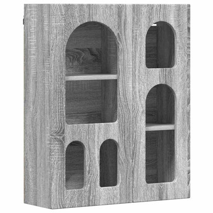 vidaXL Hanging Cabinet with Shelf ELST Grey Sonoma 59 x 20 x 71.5 cm