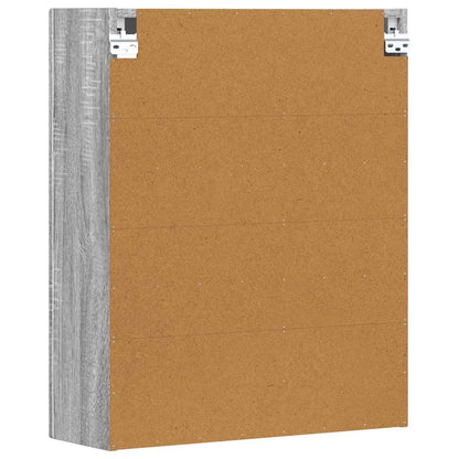 vidaXL Hanging Cabinet with Shelf ELST Grey Sonoma 59 x 20 x 71.5 cm