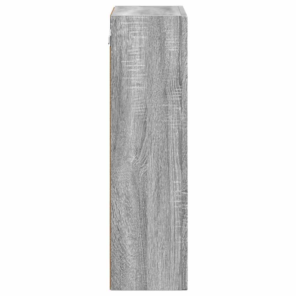 vidaXL Hanging Cabinet with Shelf ELST Grey Sonoma 59 x 20 x 71.5 cm