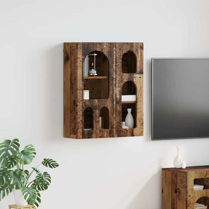 vidaXL Hanging Cabinet ELST Old Wood 59 x 20 x 71.5 cm Engineered Wood