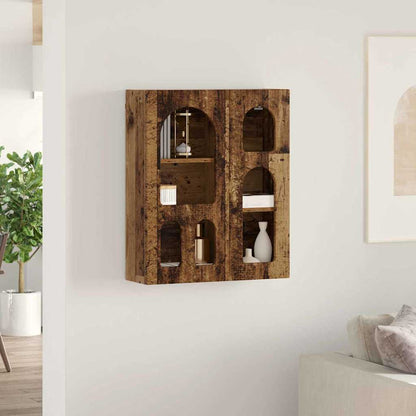 vidaXL Hanging Cabinet ELST Old Wood 59 x 20 x 71.5 cm Engineered Wood