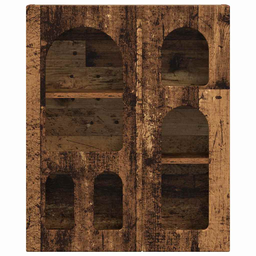 vidaXL Hanging Cabinet ELST Old Wood 59 x 20 x 71.5 cm Engineered Wood