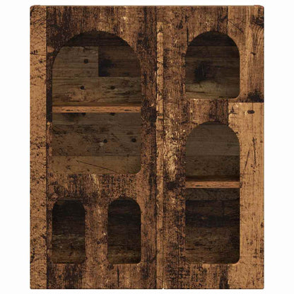vidaXL Hanging Cabinet ELST Old Wood 59 x 20 x 71.5 cm Engineered Wood