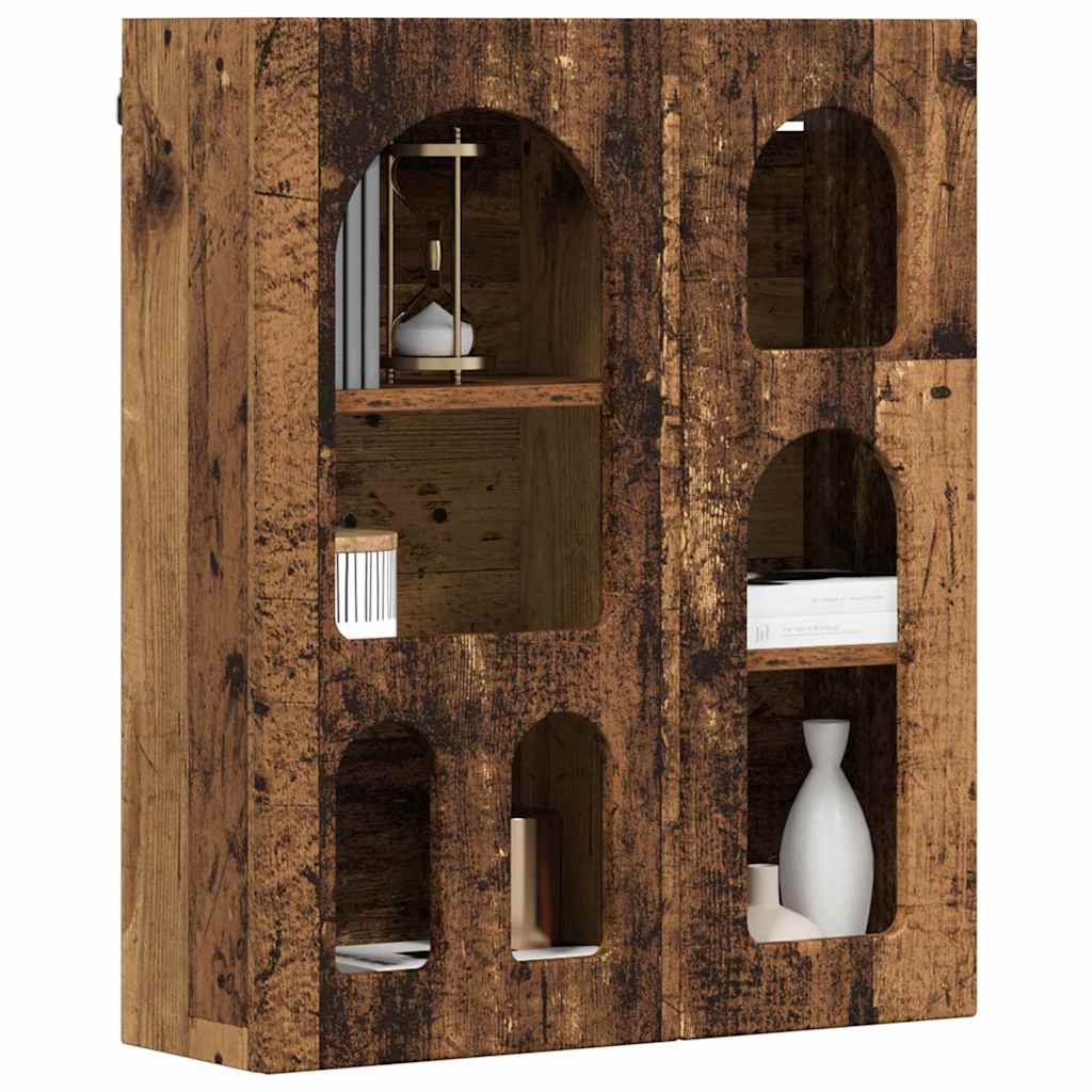 vidaXL Hanging Cabinet ELST Old Wood 59 x 20 x 71.5 cm Engineered Wood