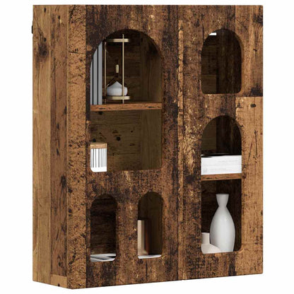 vidaXL Hanging Cabinet ELST Old Wood 59 x 20 x 71.5 cm Engineered Wood