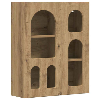 vidaXL Hanging Cabinet with Shelf ELST Artisan Oak 59 x 20 x 71.5 cm