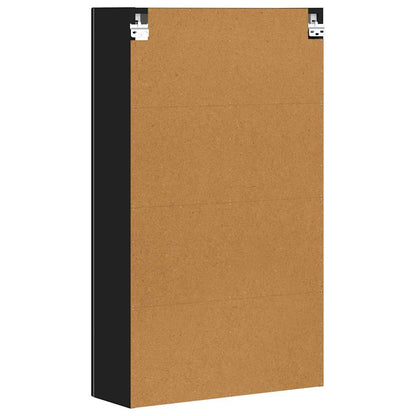 vidaXL Hanging Cabinet ELST Black 59 x 20 x 100 cm Engineered Wood