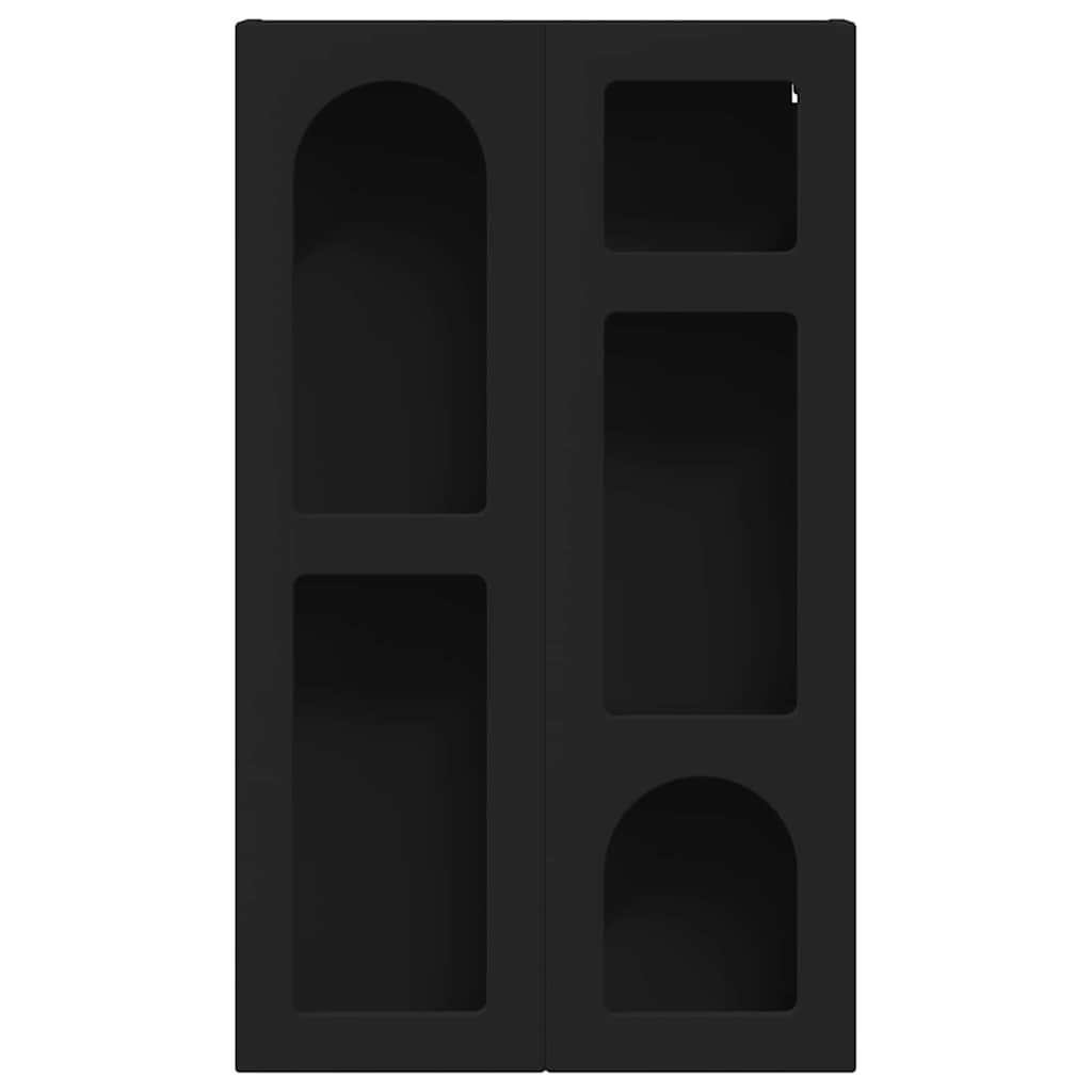 vidaXL Hanging Cabinet ELST Black 59 x 20 x 100 cm Engineered Wood