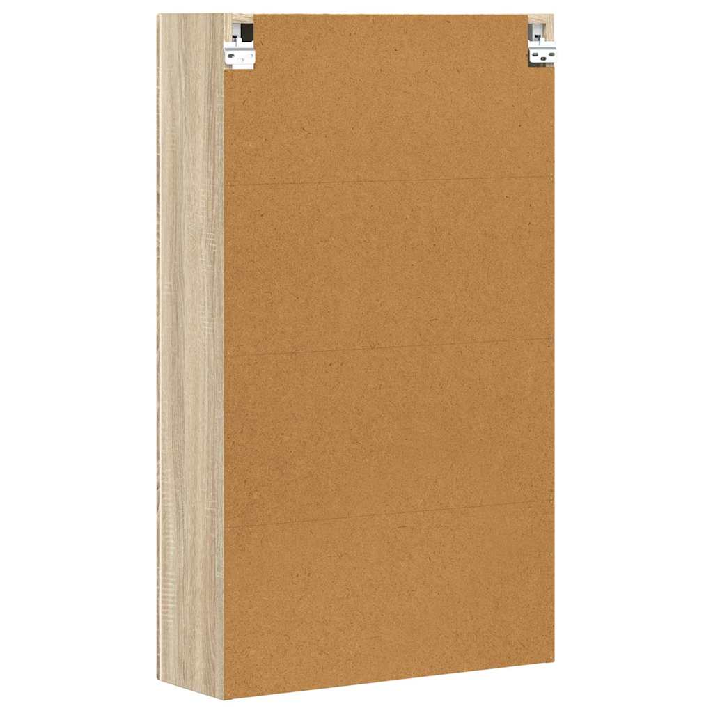 vidaXL Hanging Cabinet with Shelf ELST Sonoma Oak 59 x 20 x 100 cm