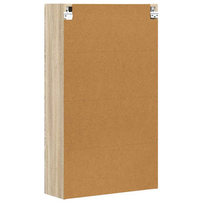 vidaXL Hanging Cabinet with Shelf ELST Sonoma Oak 59 x 20 x 100 cm