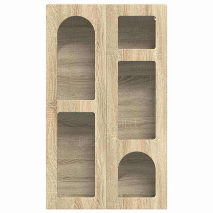 vidaXL Hanging Cabinet with Shelf ELST Sonoma Oak 59 x 20 x 100 cm