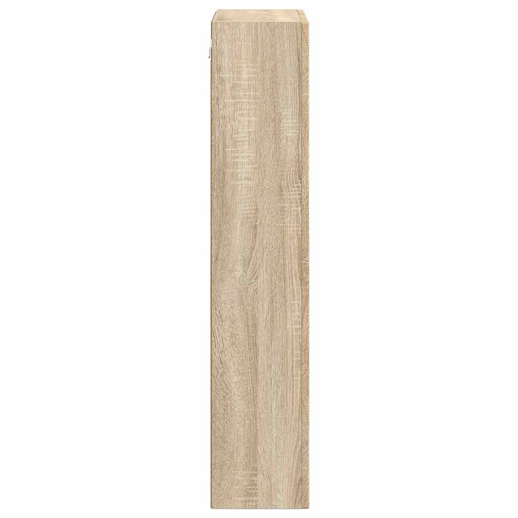 vidaXL Hanging Cabinet with Shelf ELST Sonoma Oak 59 x 20 x 100 cm