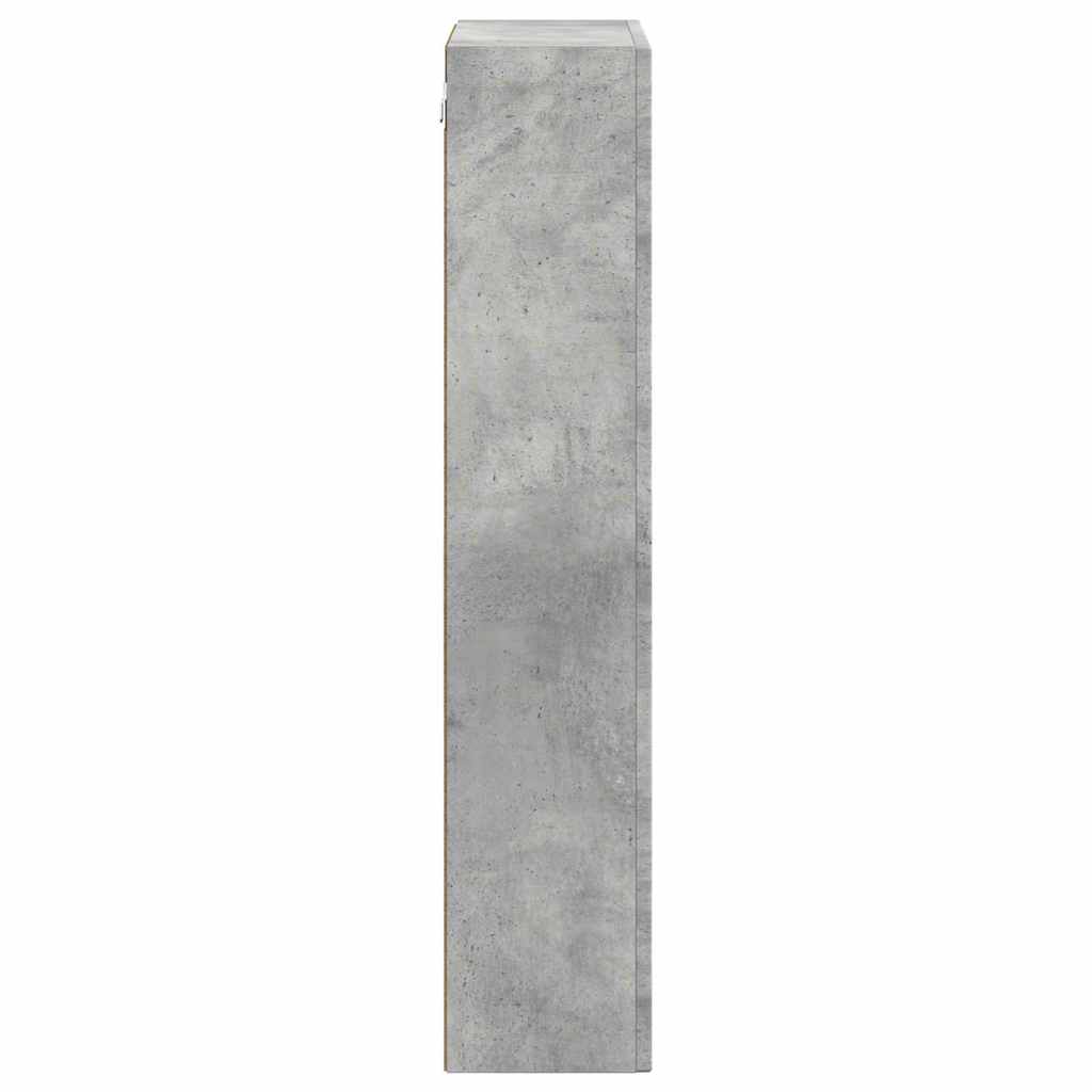 vidaXL Hanging Cabinet with Shelf ELST Concrete Grey 59 x 20 x 100 cm