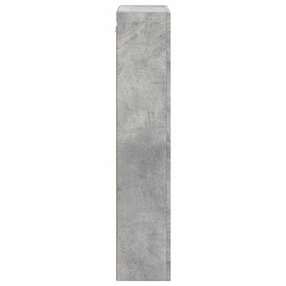 vidaXL Hanging Cabinet with Shelf ELST Concrete Grey 59 x 20 x 100 cm