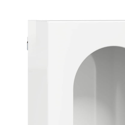 vidaXL Hanging Cabinet ELST High Gloss White 59 x 20 x 100 cm