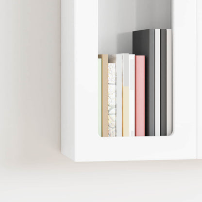 vidaXL Hanging Cabinet ELST High Gloss White 59 x 20 x 100 cm