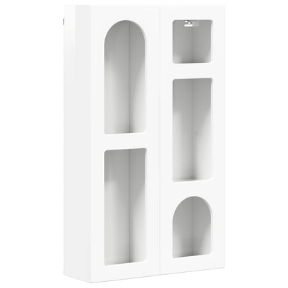 vidaXL Hanging Cabinet ELST High Gloss White 59 x 20 x 100 cm