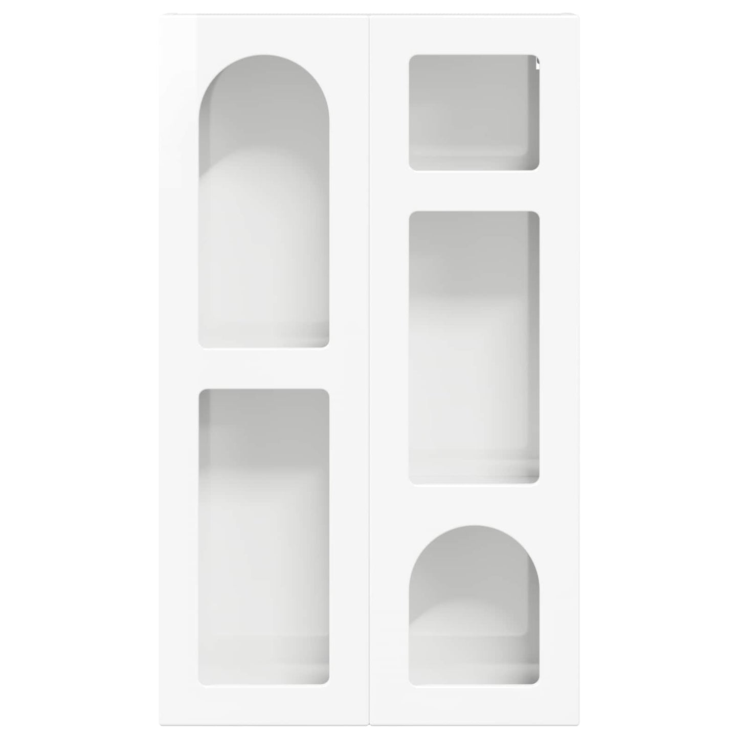 vidaXL Hanging Cabinet ELST High Gloss White 59 x 20 x 100 cm