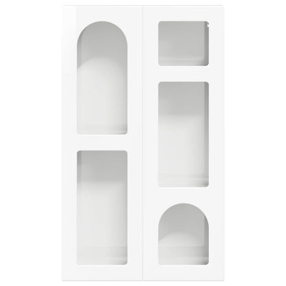 vidaXL Hanging Cabinet ELST High Gloss White 59 x 20 x 100 cm