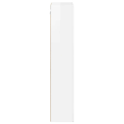 vidaXL Hanging Cabinet ELST High Gloss White 59 x 20 x 100 cm