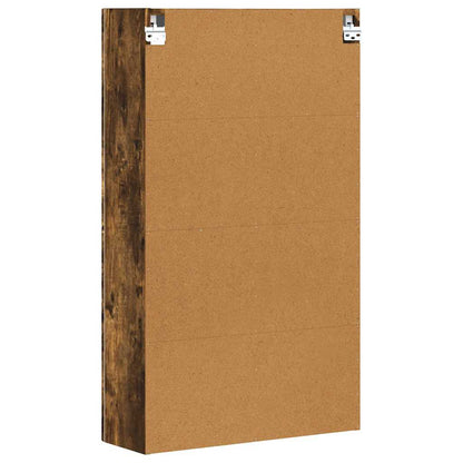 vidaXL Hanging Cabinet with Shelf ELST Smoked Oak 59 x 20 x 100 cm