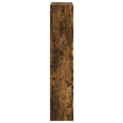 vidaXL Hanging Cabinet with Shelf ELST Smoked Oak 59 x 20 x 100 cm
