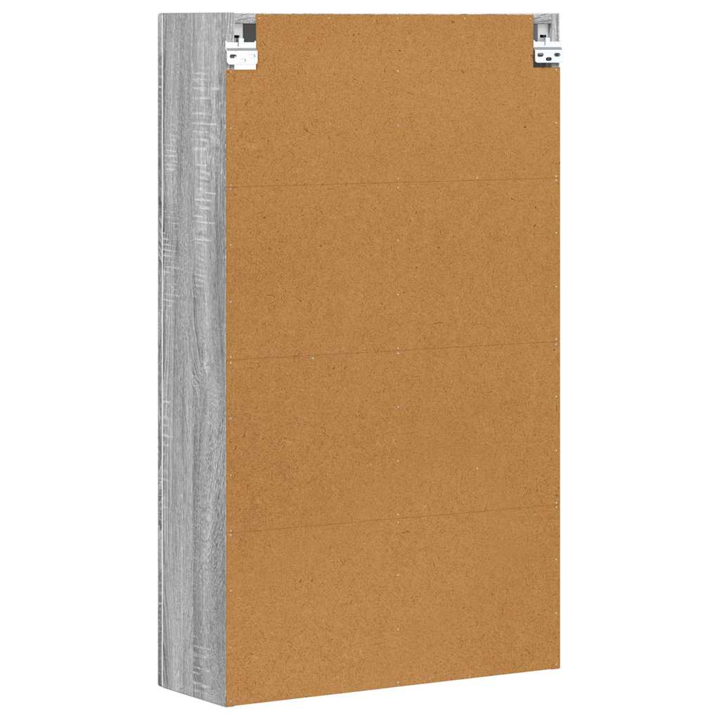 vidaXL Hanging Cabinet with Shelf ELST Grey Sonoma 59 x 20 x 100 cm