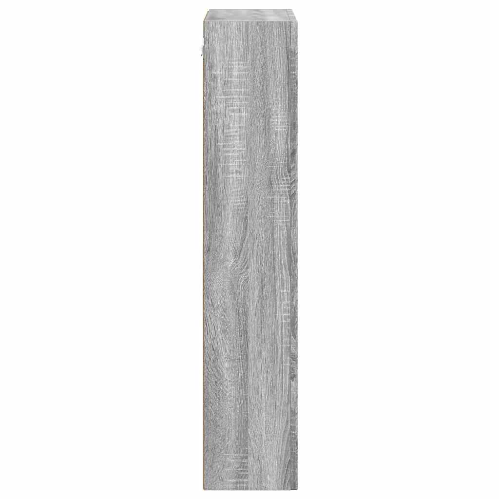 vidaXL Hanging Cabinet with Shelf ELST Grey Sonoma 59 x 20 x 100 cm