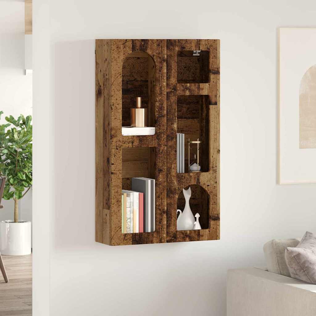 vidaXL Hanging Cabinet ELST Old Wood 59 x 20 x 100 cm Engineered Wood