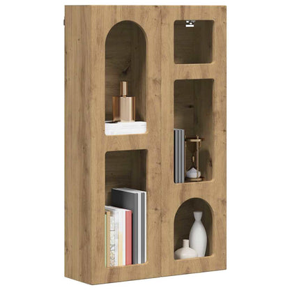 vidaXL Hanging Cabinet with Shelf ELST Artisan Oak 59 x 20 x 100 cm