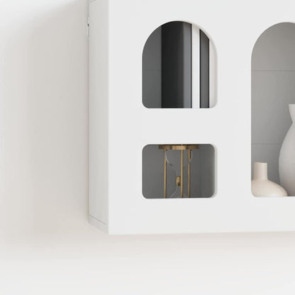 vidaXL Hanging Cabinet ELST White 60 x 20 x 40 cm Engineered Wood