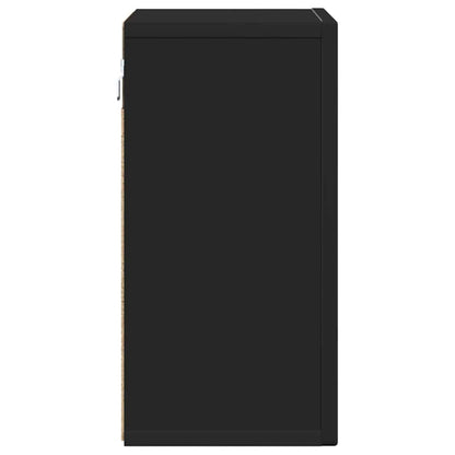 vidaXL Hanging Cabinet ELST Black 60 x 20 x 40 cm Engineered Wood